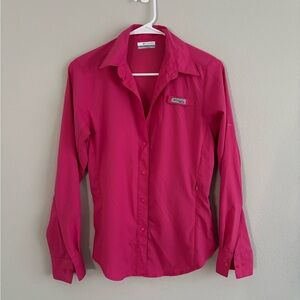 Columbia Vibrant Pink Mesh Shirt
